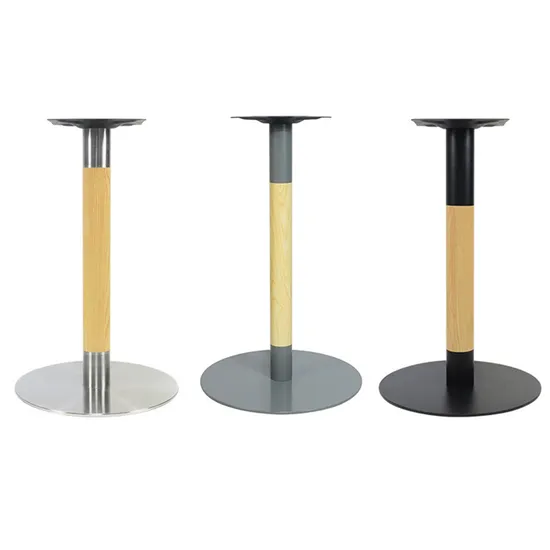 Factory Custom Sintered Tone Top Single Legs Dining Coffee Round Table