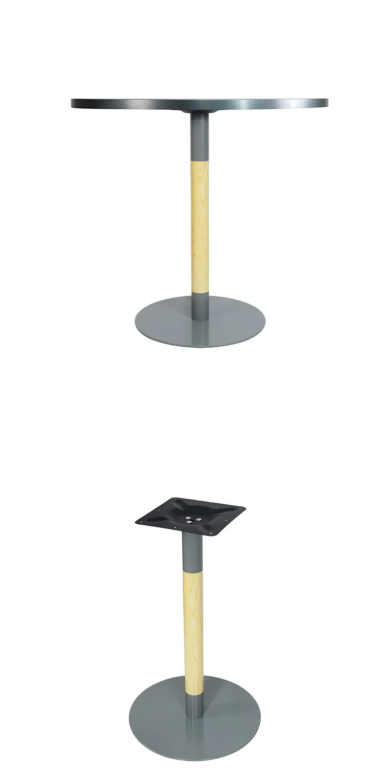 Factory Custom Sintered Tone Top Single Legs Dining Coffee Round Table