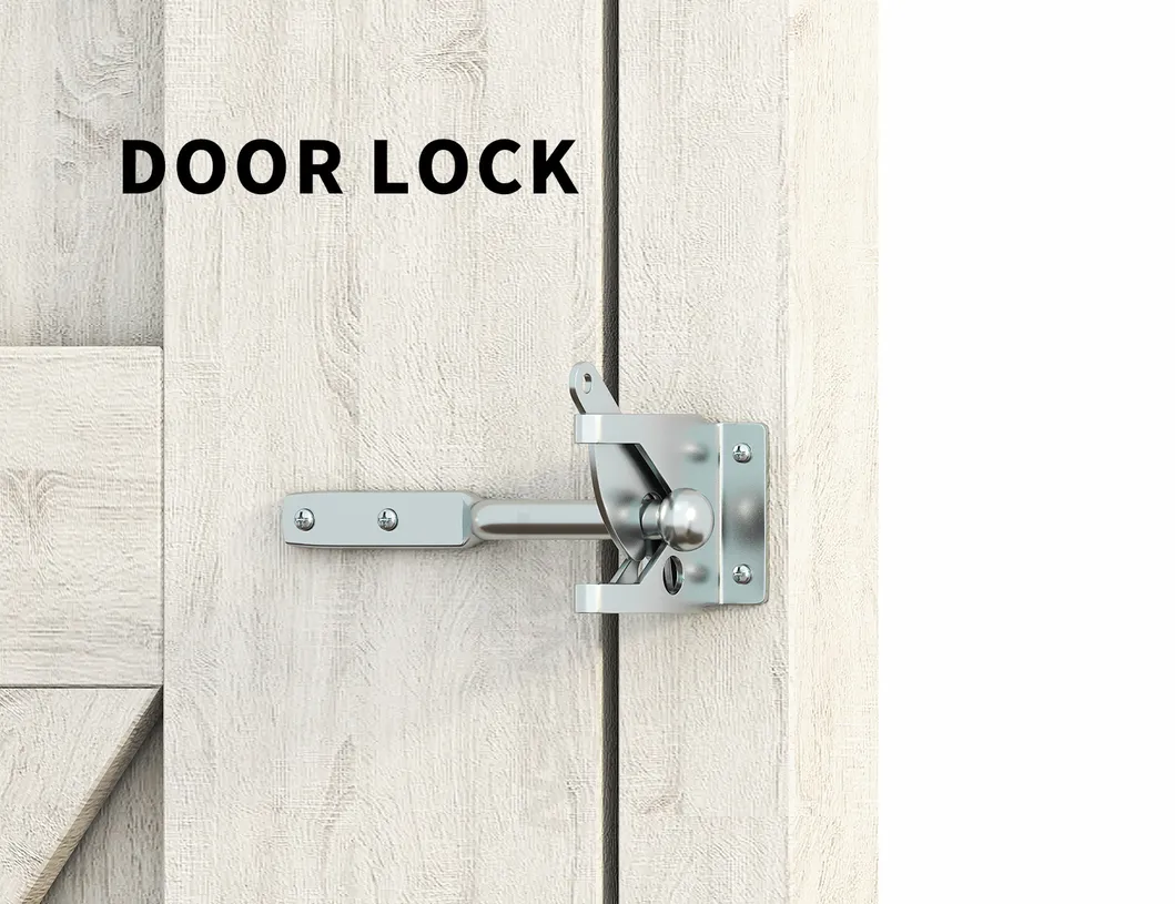 Galvanized Small Latch for Metal Wooden Door Lock with Easy Installation