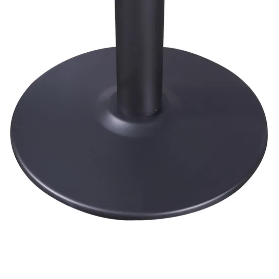 Modern Dining Room Large Pedestal Desk Dining Metal Steel Chrome Table Base