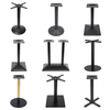 Factory Price Flat Table Bases Brushed Furniture Black Outdoor Coffee Table Stand