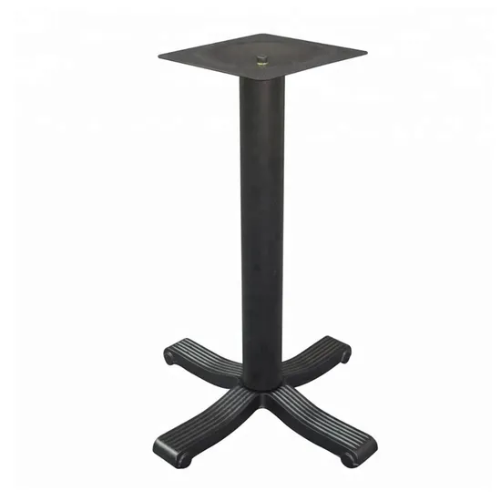 China Manufacturer Pub Table Round Bar Height Cocktail Table Metal Base