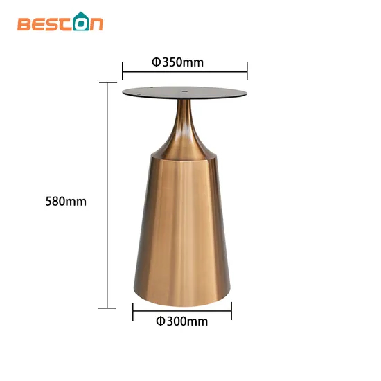 Brush Stainless Steel Furniture Gold Table Leg Metal Base for Dining Table