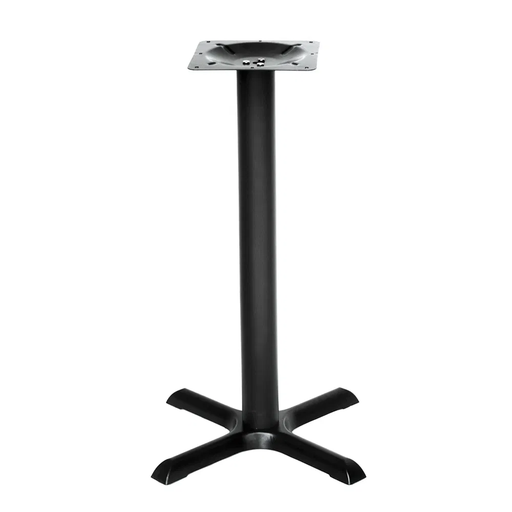 Competitive Price White Cast Iron Metal Pedestal Cross Leg Table Base