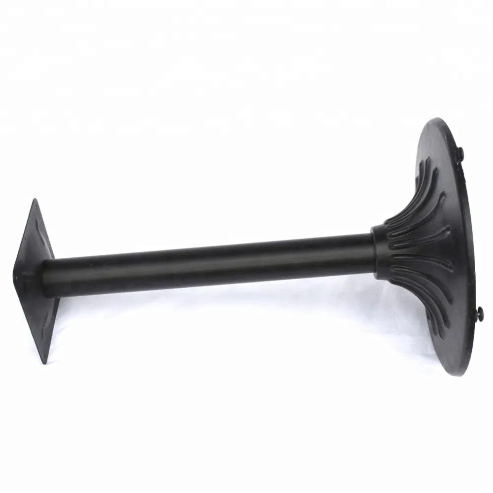 Furniture Parts Black Cross Cast Iron Metal Table Leg for Hotel Use