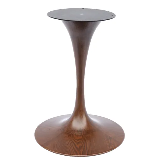 Aluminum Square Shape Table Frame Round Stainless Steel Table Base