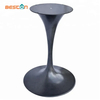 Customized Black Metal Powder Coated Iron Tulip Table Legs for Indoor Use