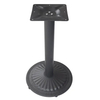 Metal Restaurant Iron Powder Coating Table Round Base