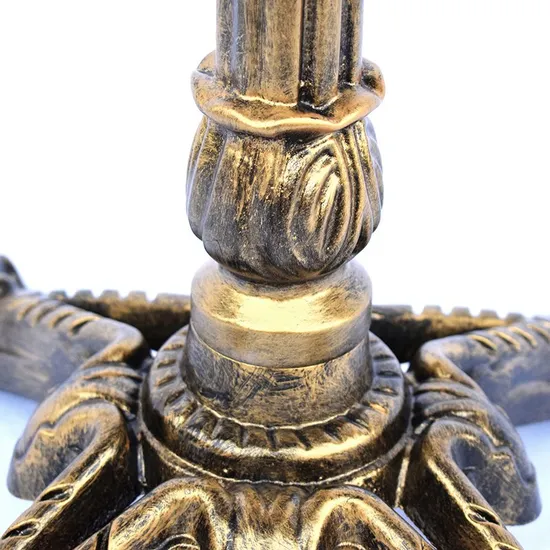 Decorated Tiger Claw Bronze Cast Iron Coffee Table Leg