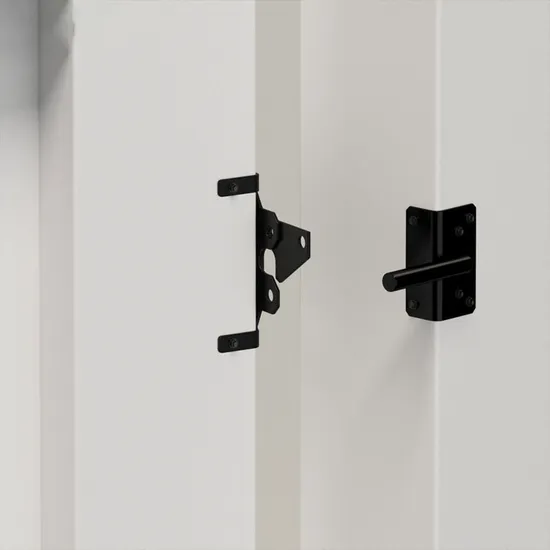 Fence Self-Locking Black Steel Automatic Gravity Lever Wood Fence Gate Latches