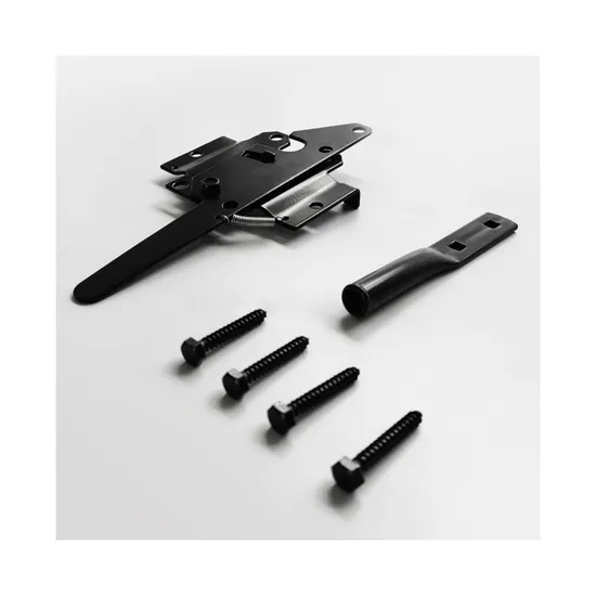 Vinyl Adjustable Self Locking Spring Hatchet Gate Lock Latch Door & Window Hinges