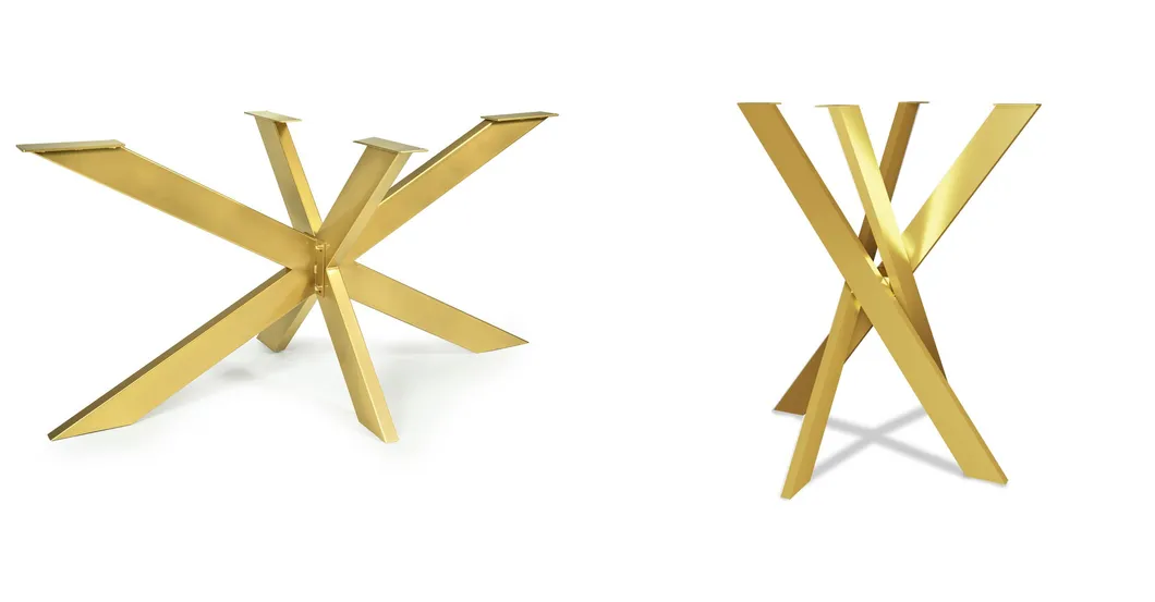 Luxury Modern Round Industrial Furniture Restaurant Metal Table Base