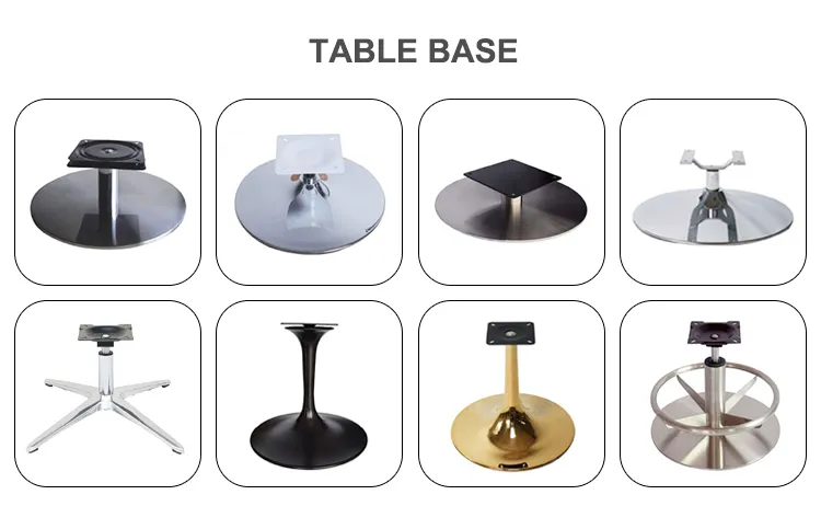 Factory Wholesale Modern Metal Sofa Feet I Shaped Table Base