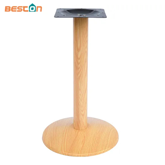 Iron Stamping Powder Coated Table Feet Wood Grain Table Legs