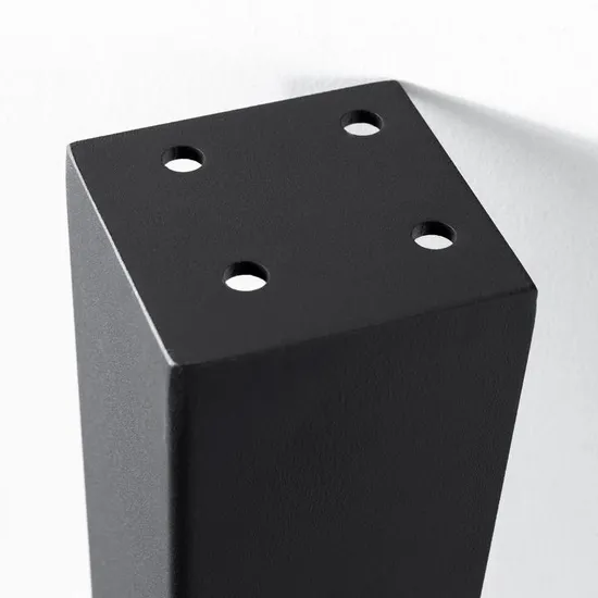 Industrial Modern Desk Metal Cast Iron Bench Dining Coffee Tapered Table Legs