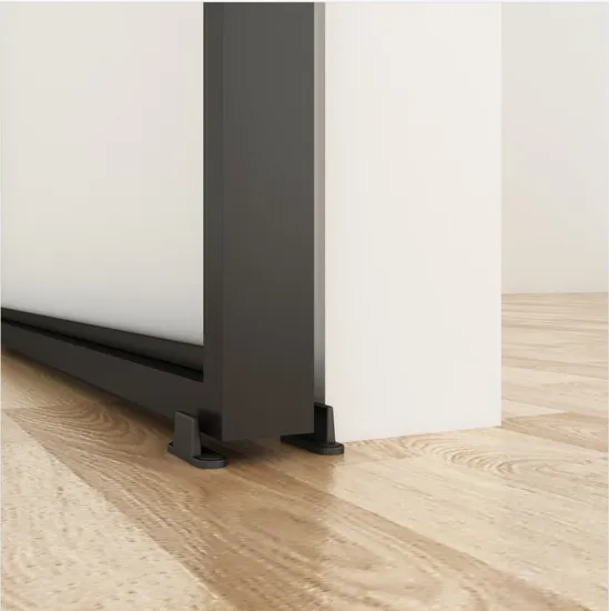 Double Glass Barn Door with 12FT Top Mounted Hardware Kit Soft Close