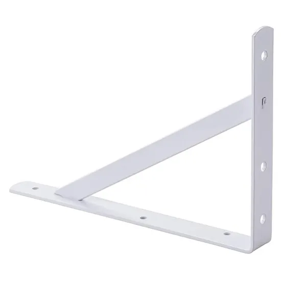 Wall Support Brackets Floating Shelf Steel Reinforced Metal Single-Side Triangle Bracket