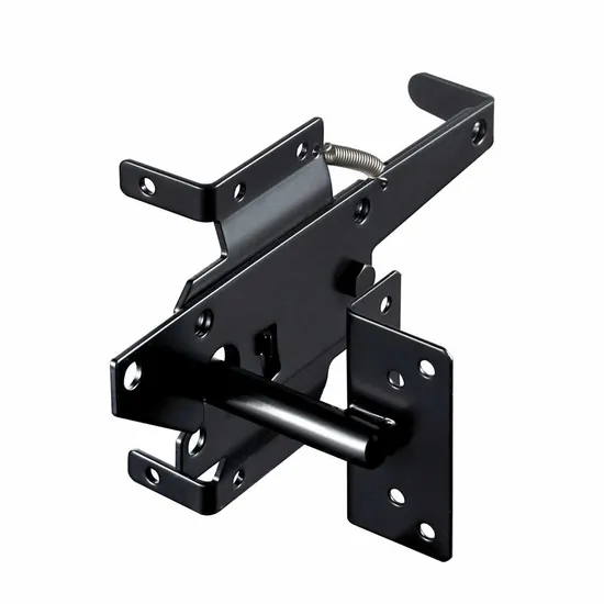 Garden Gate Fence Latches for Wood Vinyl Fence Post Mount Locking Hardware