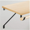 Extra Thick Rustic Black Iron Finish Hardware Multiple Sizes Shelving Brackets