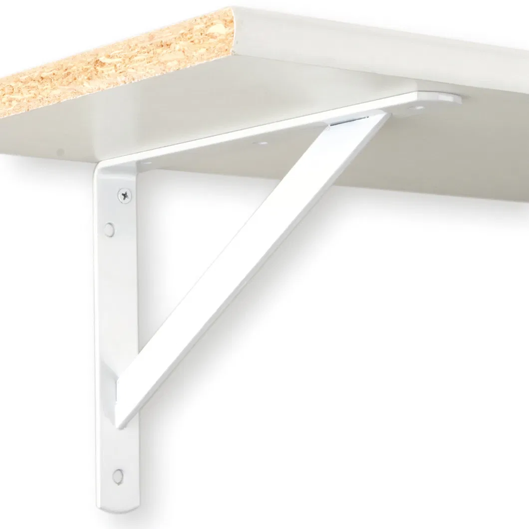 Shelf Bracket Powder Coated Iron Metal Floating Wall Shelf Bracket