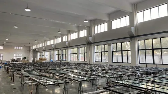 Fashion Steel Framed Swing Glass Door with Door Lock