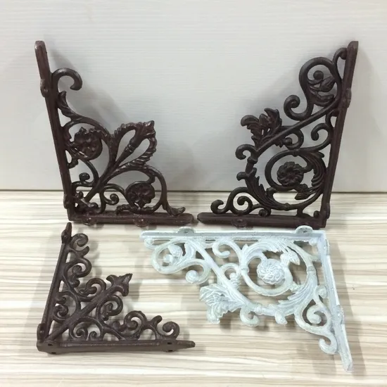 Custom High Quality Antique Triangle Cast Iron Wall Bracket