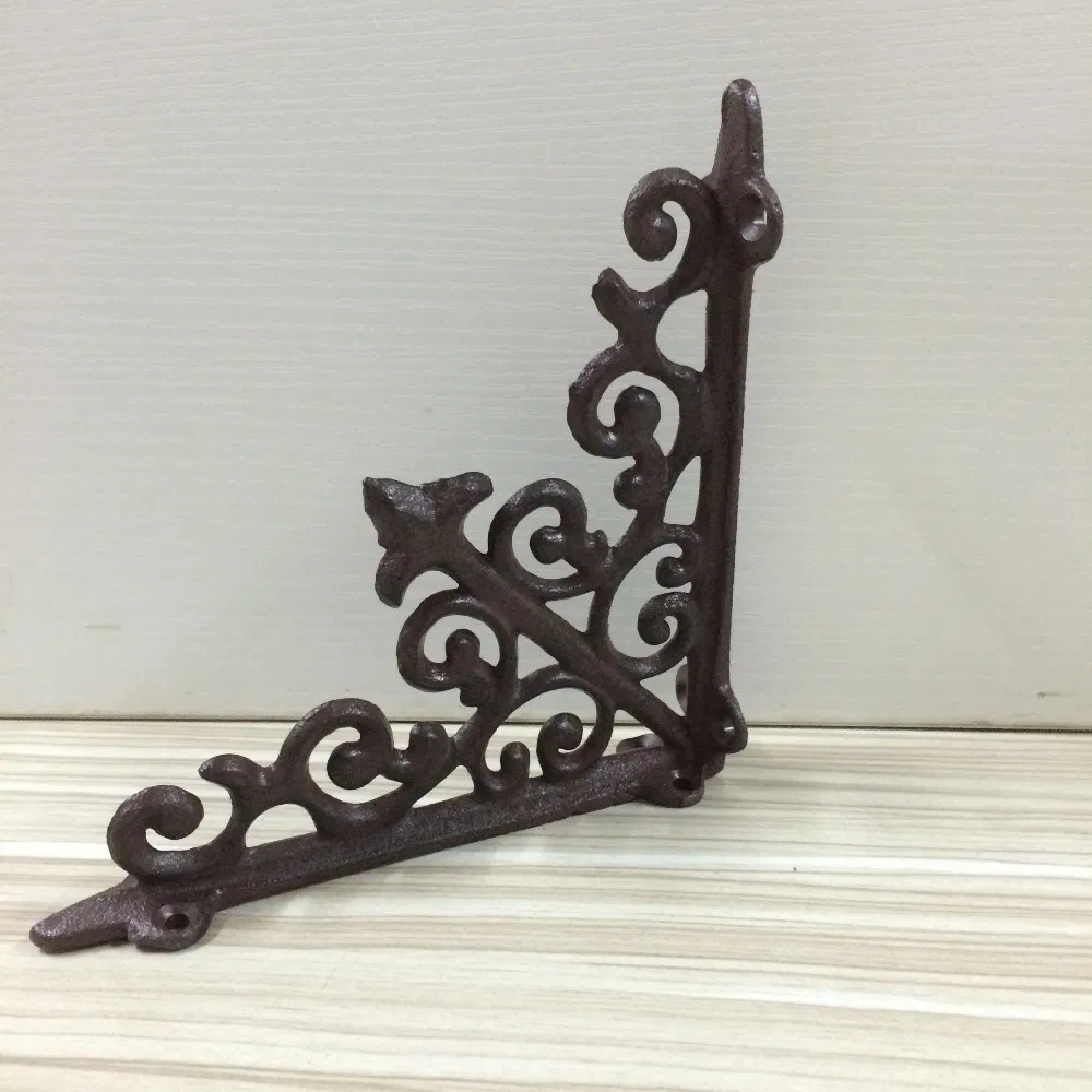 Custom High Quality Antique Triangle Cast Iron Wall Bracket