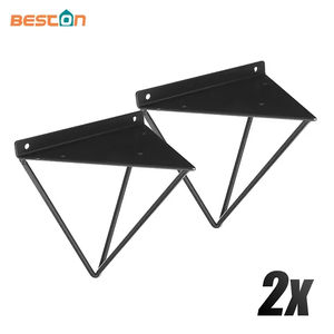 Metal Heavy Support Plank Wall Mounted Bench Table Folding Shelf Bracket