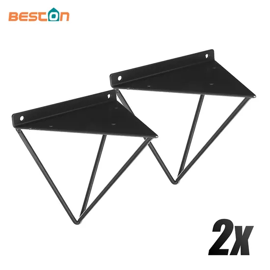 Metal Heavy Support Plank Wall Mounted Bench Table Folding Shelf Bracket