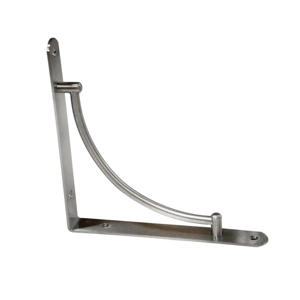 Decorative White Metal Shelf Bracket