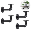 Wall Mounted Shelf Bracket Hanging Wall Metal Copper Pipe Bracket