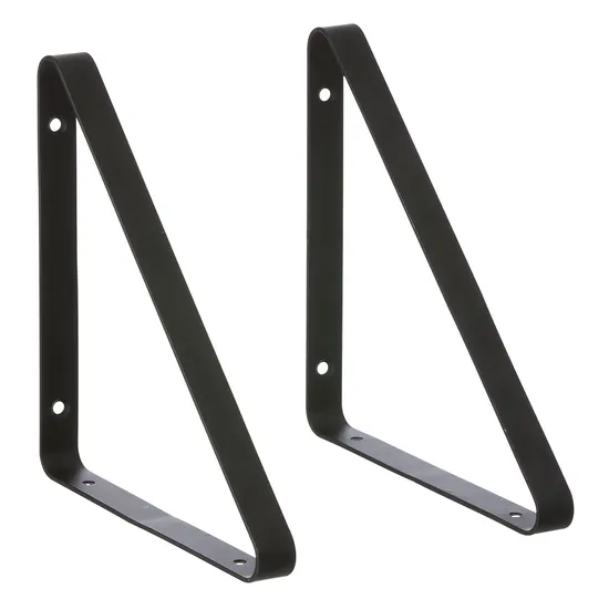 Shelf Brackets Rustic Black Shelf Bracket Iron Shelf Bracket