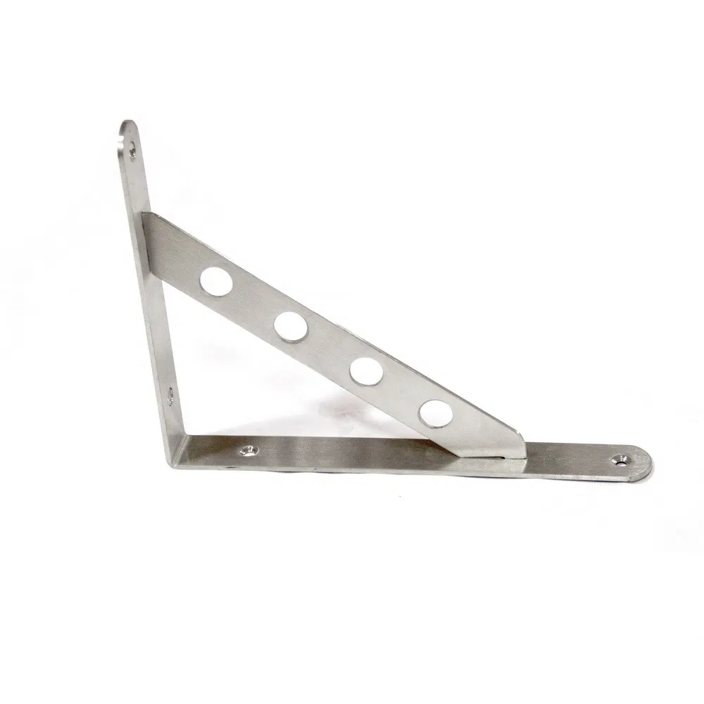 Solid Stainless Steel Wall Mounted Shelf Supporter 90 Degree Angle Bracket Frame