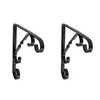 Metal Triangle Shelf Brackets Wall Fixed Load Bearing Shelf Support Brackets
