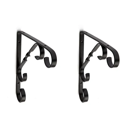 Metal Triangle Shelf Brackets Wall Fixed Load Bearing Shelf Support Brackets
