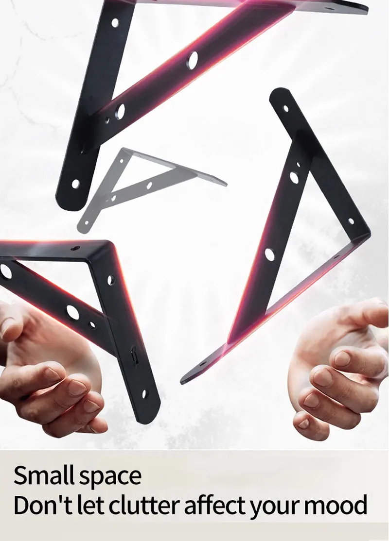 Thickened Wall Shelf Support Fixed Partition Triangle Bracket