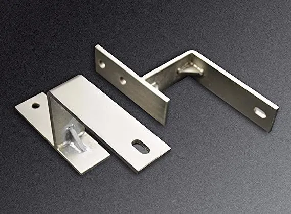 Brushed Nickel Steel Double Sliding Bypass Barn Door Hardware