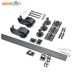 Roller Bifold Door Barn Bi Folding Barn Door Kit for 4 Doors