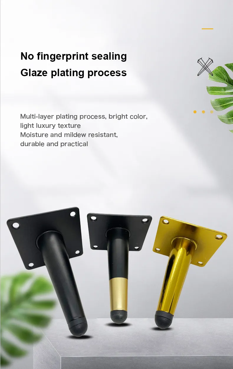 Light Luxury Thickening Gold Design Furniture Legs Metal Factory Price Sofa Legs