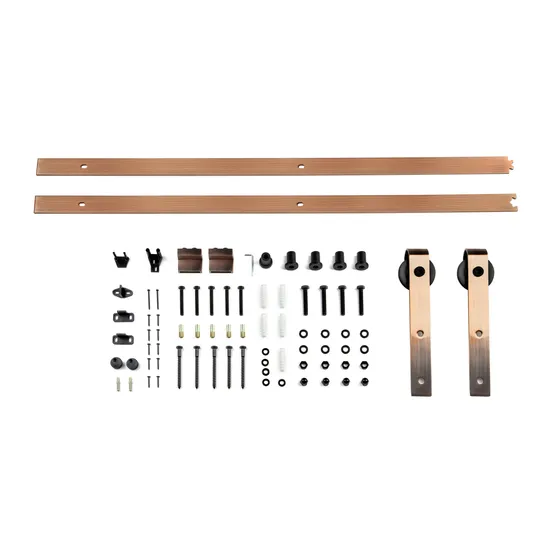 Industrial Sliding Barn Door Kit Set for Wooden Doors