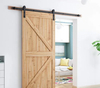 6.6FT in 5 Tracks Firmness Sliding Barn Door Basic Sliding Track Hardware Kit