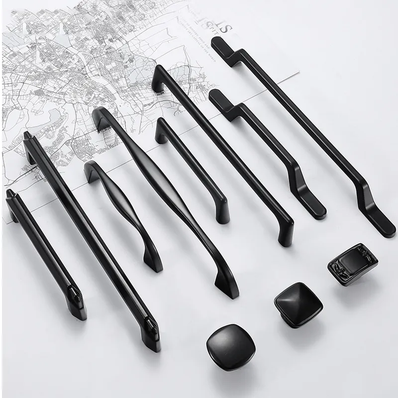 Metal Wardrobe Cupboard Drawer Pull Handle Cabinet Zinc Alloy Handle