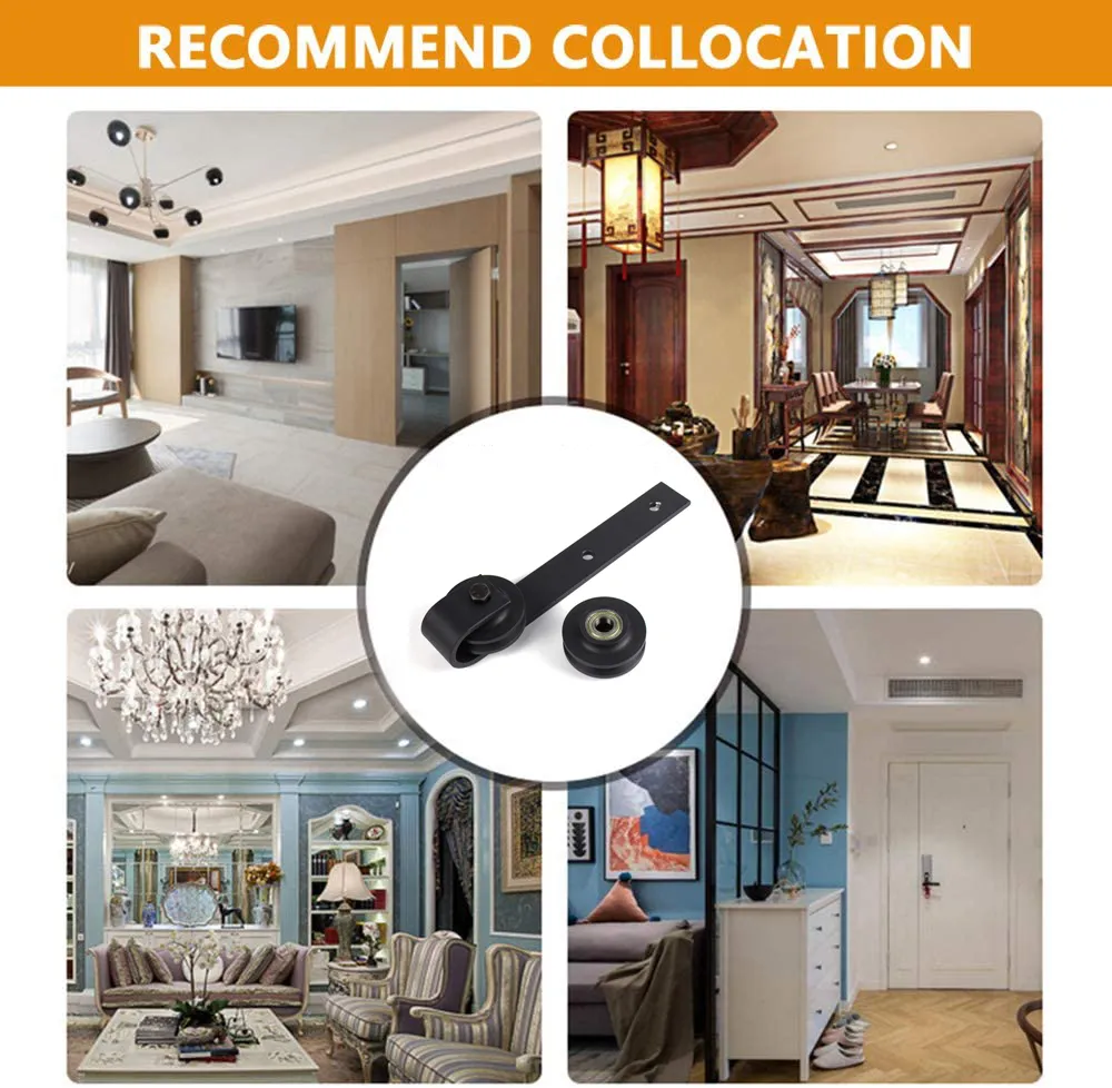 Barn Door Bathroom Farmhouse Wall Storage Cabinet with Sliding Barn Door Hardware