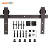 Traditional Country Classic J Shape Interior Wood Sliding Barn Door Hardware