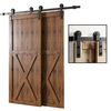 Metal Barn Door Accessories Steel J Shape Sliding Barn Door Hardware Kits