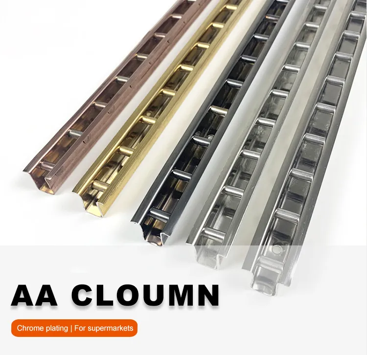 Metal AA Column with Holes Direct Sales Slotted Wall Upright Channel