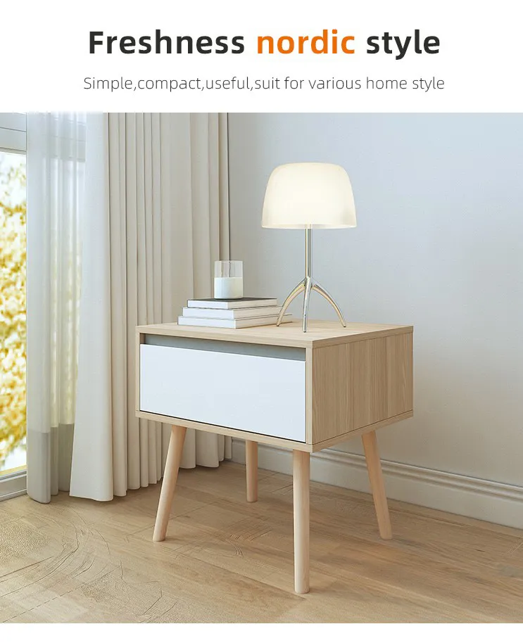 China Manufacturer Modern Bedroom Furniture Bedroom Cabinet Bedside Table