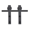 Traditional Country Classic J Shape Interior Wood Sliding Barn Door Hardware