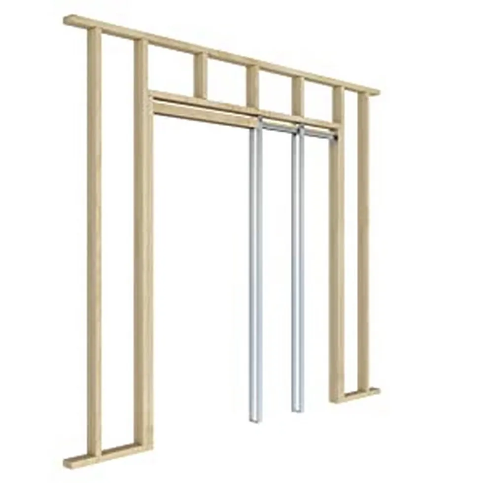 4 Wheel Rollers Single Bi Folding Door Hardware Roller Door Hardware Kit