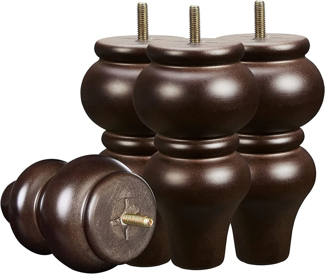 Good Load-Bearing Sofa Stylish and Stable Cabinet Hardware Solid Wood Furniture Leg